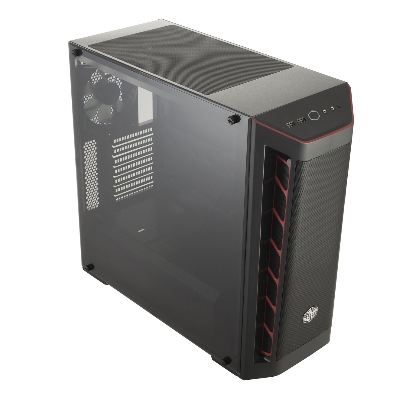 COOLER MASTER Masterbox MB511 Mesh Red PC-Gehäuse