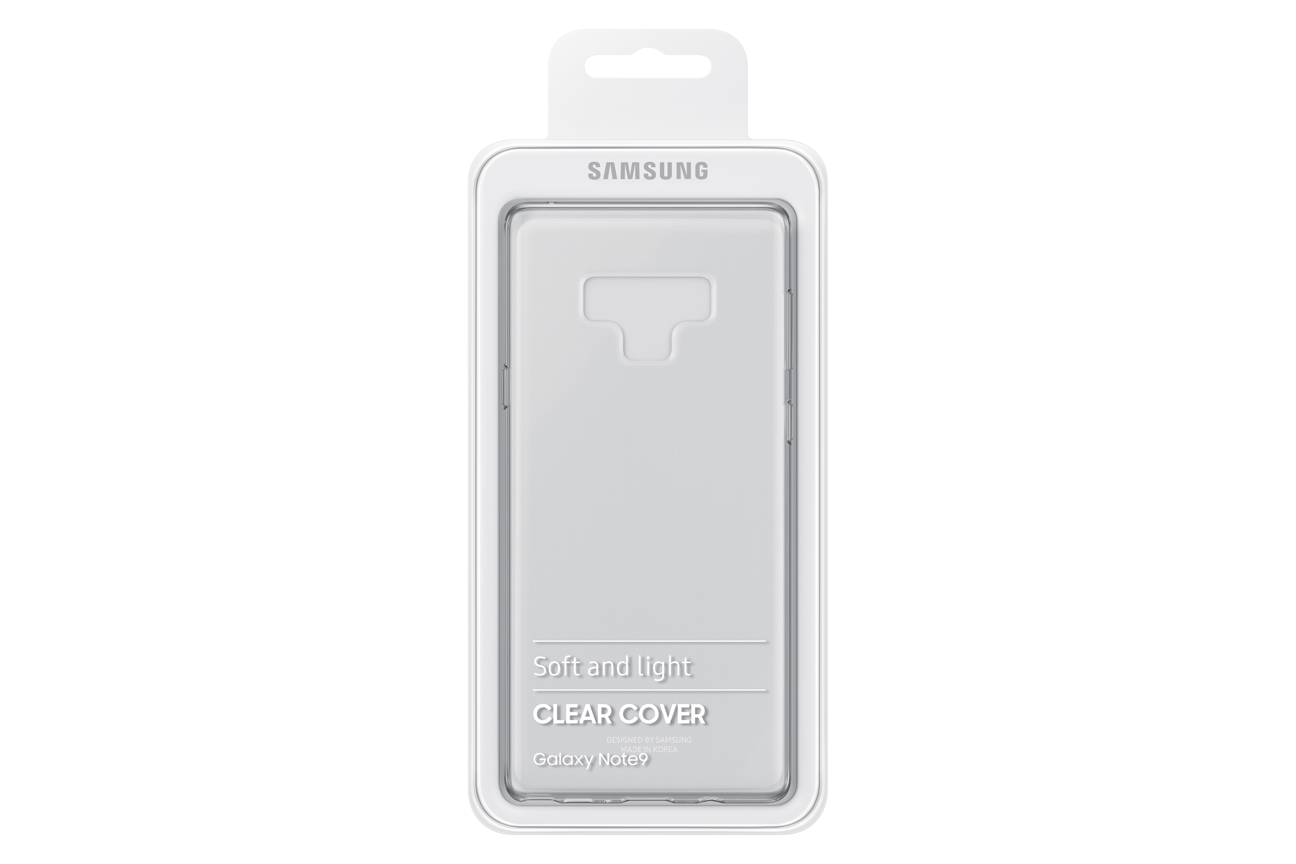 SAMSUNG EF-QN960 Clear Cover - Handyhülle (Passend für Modell: Samsung Galaxy Note9)