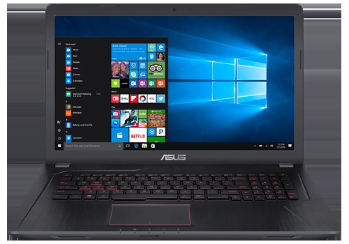 ASUS FX753VD-GC206T - 17,3 Zoll - Intel® Core™ i7 i7-7700HQ - 8 GB - 1 TB - NVIDIA GeForce® GTX 1050 - Windows 10 (64 Bit)