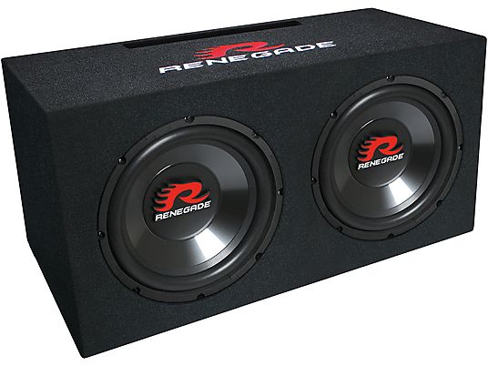 RENEGADE RXV1002 - Subwoofer (Schwarz)