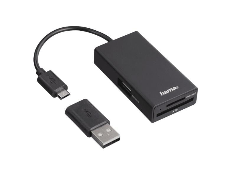 Delock Products 63859 Delock 3 Port USB 3.2 Gen 1 Hub + SD and Micro SD  Card Reader with USB Type-C™ or USB Type-A connector