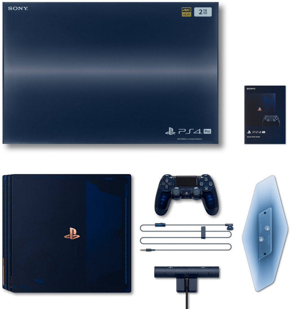 PLAYSTATION PS4 Pro 2 TB 500 Million Limited Edition (9386575)