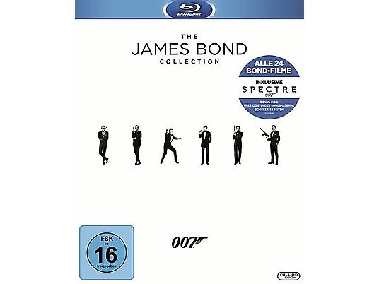 The James Bond Collection (2016) Blu-ray (Tedesco)