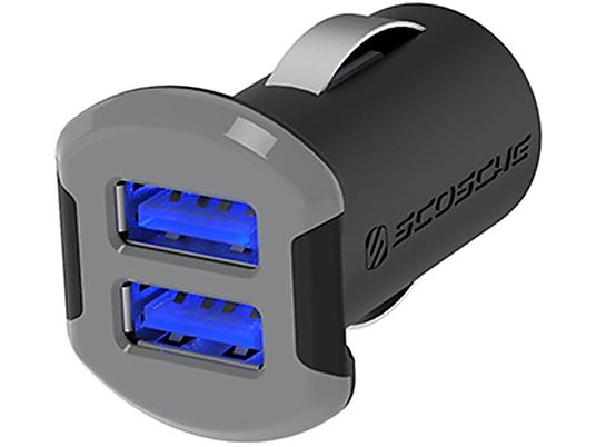 SCOSCHE REVOLT DUAL CAR CHARGER 2.4A - Kfz Ladegerät (Schwarz/Grau)