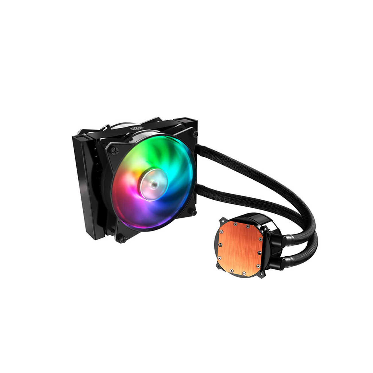 COOLER MASTER Masterliquid ML120R RGB CPU Wasserkühlung, Schwarz/Mehrfarbig