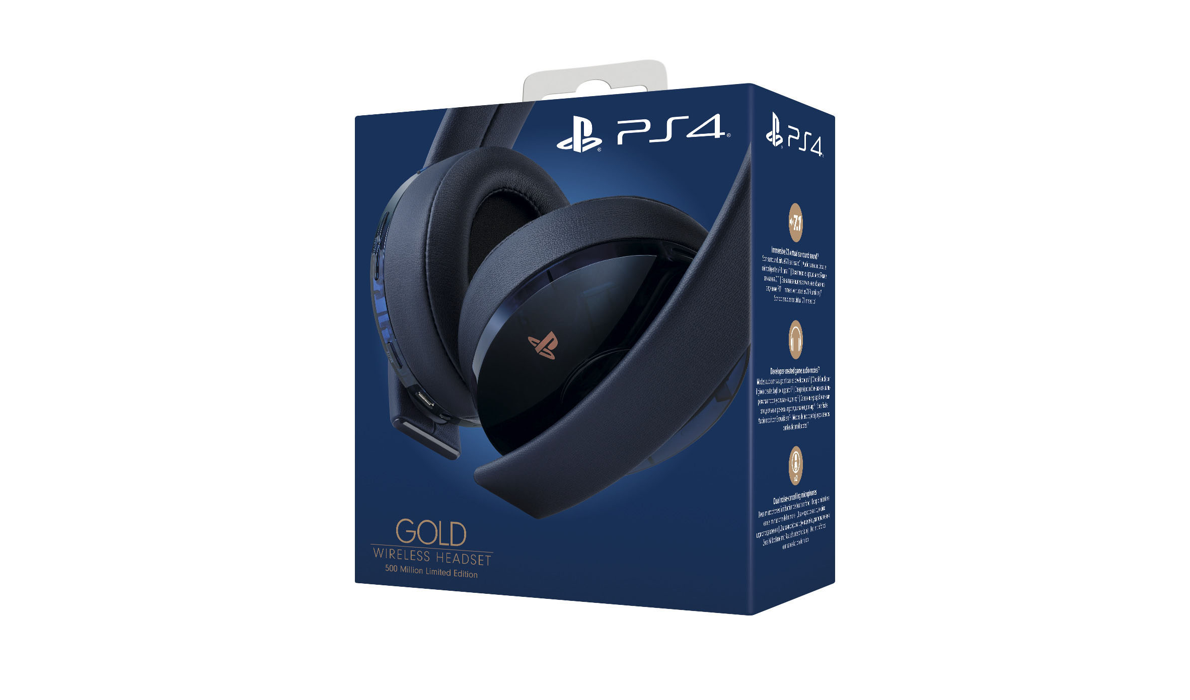 SONY PS4 Wireless Headset Navy Blue - 500 Million Limited Edition Gaming Headset Navy Blue