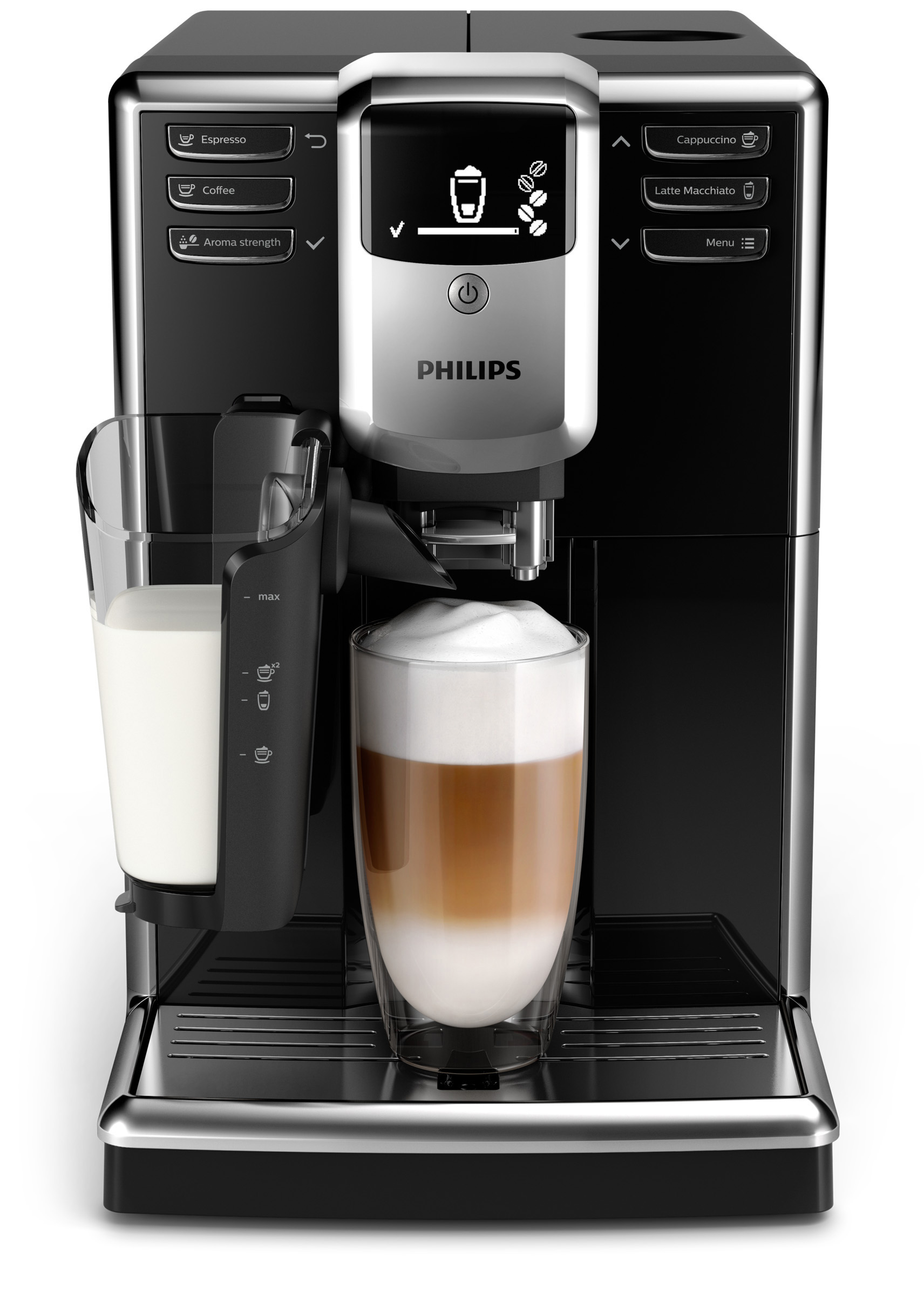 PHILIPS EP 5330/10 Latte Go Kaffeevollautomat Klavierlack/Schwarz (Wassertank)