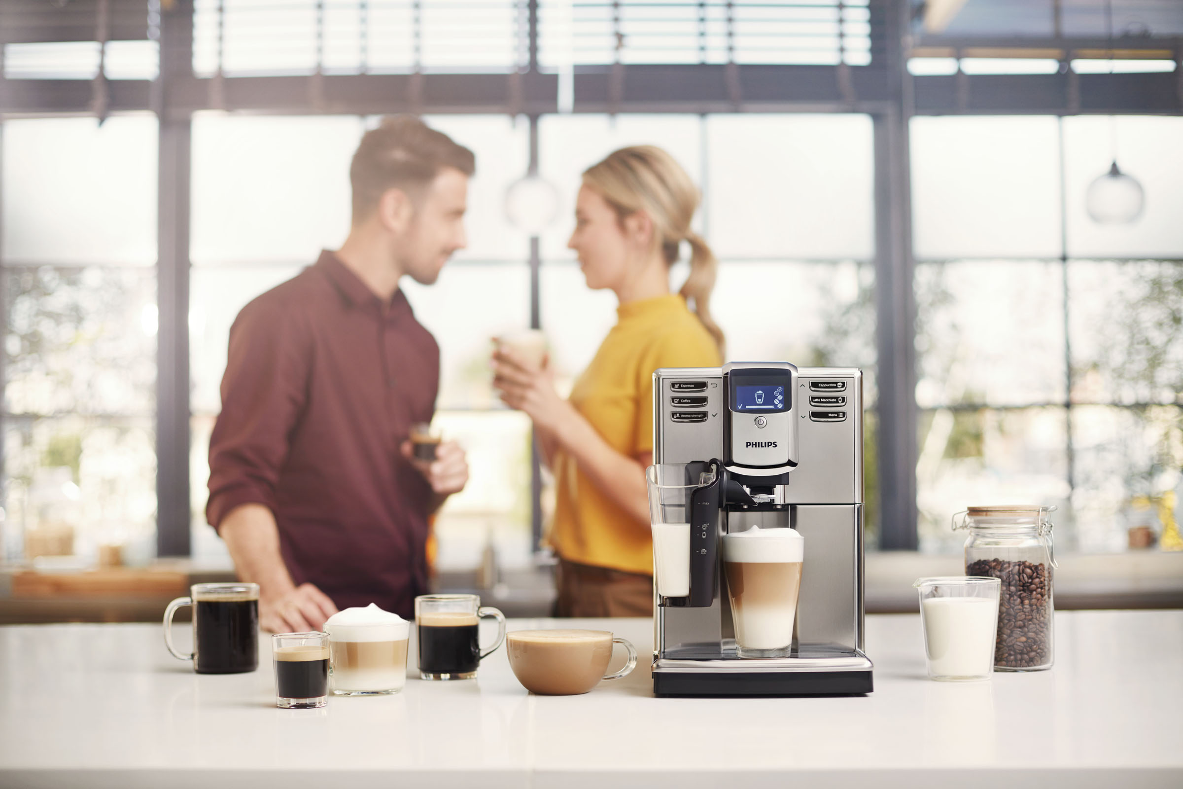 PHILIPS EP 5335/10 5000 Latte Go Kaffeevollautomat Edelstahl/Schwarz (Wassertank)