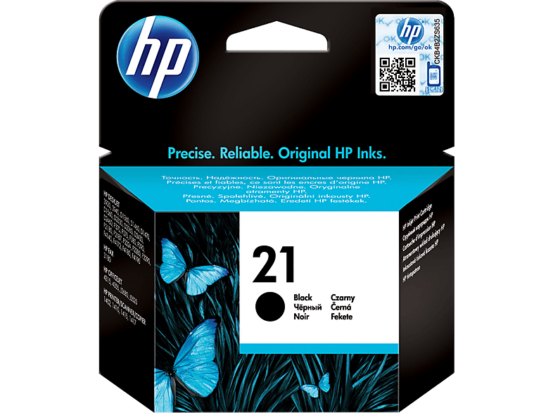 HP 21 fekete eredeti tintapatron (C9351AE)