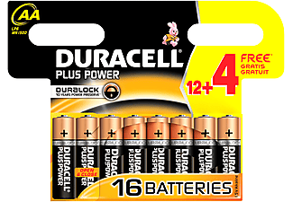 DURACELL DURACELL Plus Power AA, 12 + 4 gratuita - AA