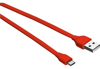 TRUST Flat piros micro-USB 1m (20137)