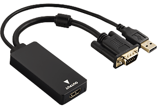 HAMA VGA HDMI adapter+USB (audio) (54547)