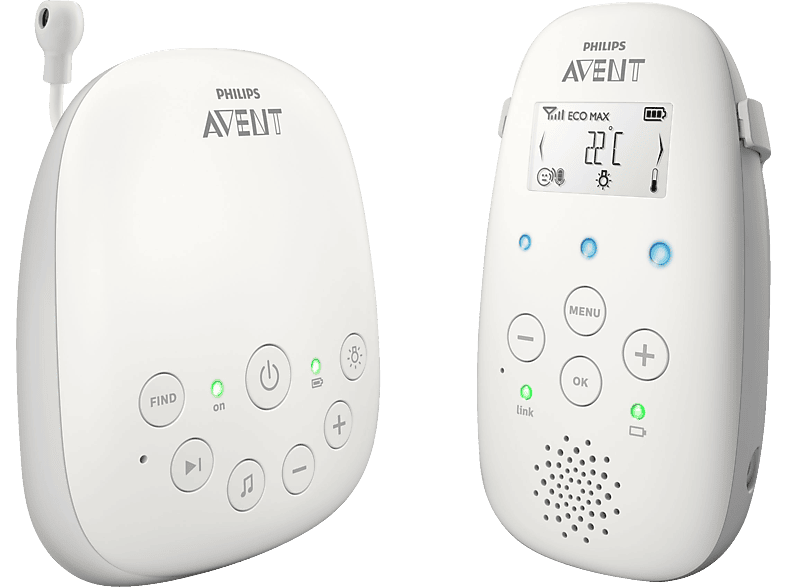 PHILIPS AVENT SCD713/26 Audio DECT Babyphone