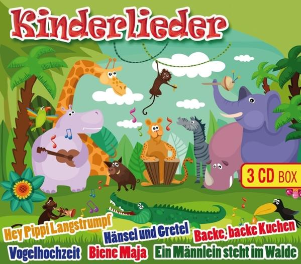 Albumcover: Zeichentricktiere, Titel: Kinderlieder.