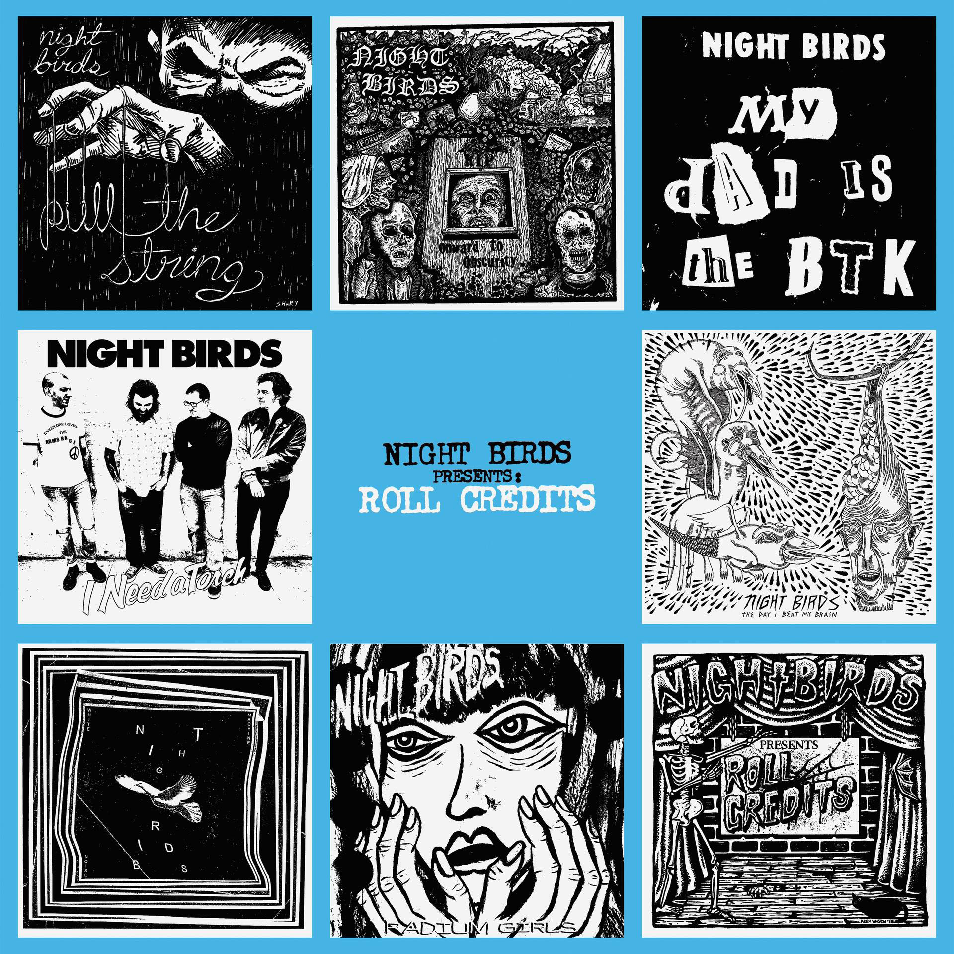 Night Birds - - ROLL CREDITS (Vinyl)