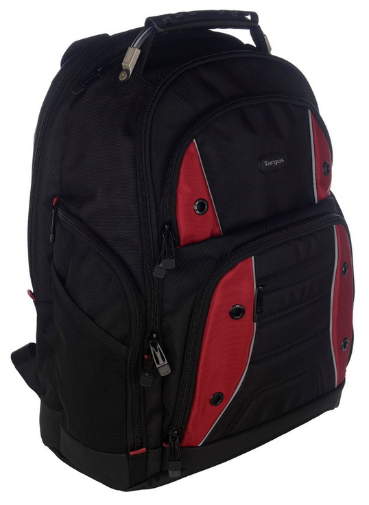 TARGUS Drifter 15.6" Laptop Sırt Çantası Siyah/Kırmızı