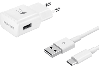 SAMSUNG Fehér USB C hálózati töltő 2A gyorstöltő