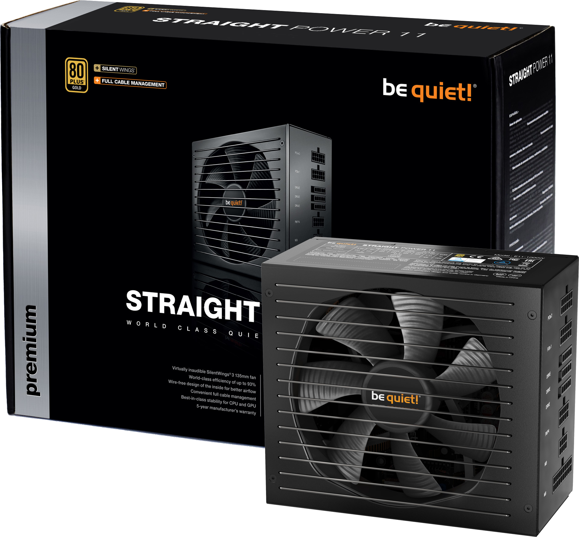 BE QUIET Netzteil Straight Power 11 450W ATX 2.4 (BN280)