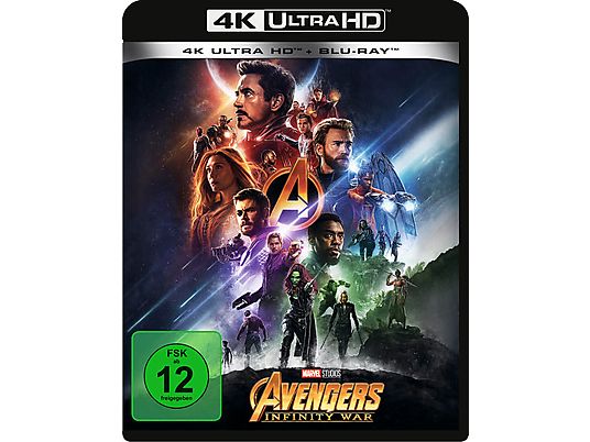  Avengers - Infinity War - 4K /D Action 4K Ultra HD Blu-ray + Blu-ray