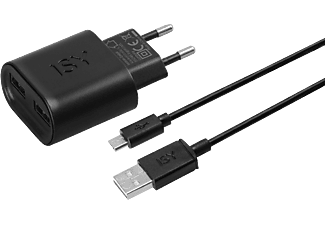 ISY IWC5200 Micro USB 2 portos hálózati töltőfej