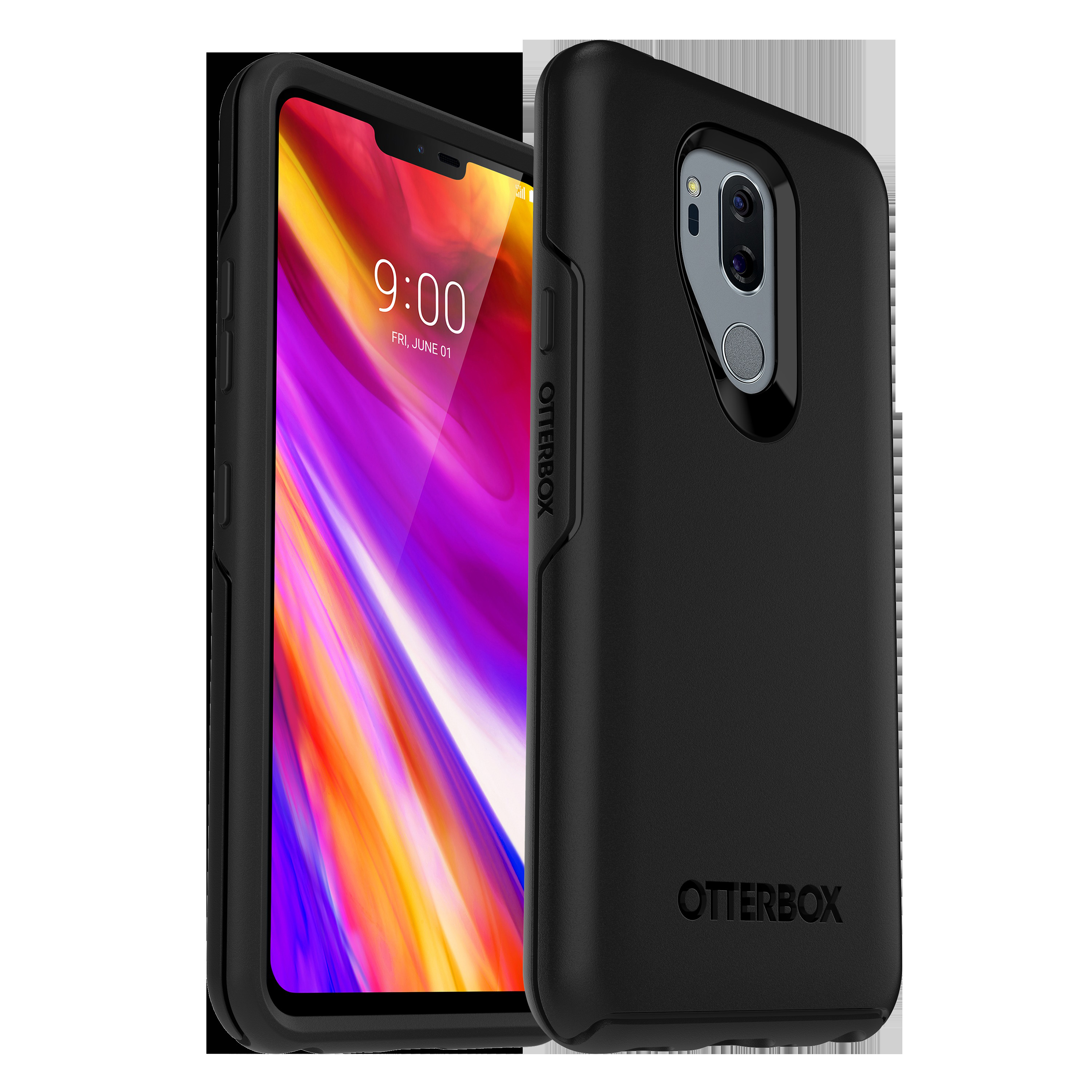 OTTERBOX Symmetry, Backcover, LG, G7, Schwarz