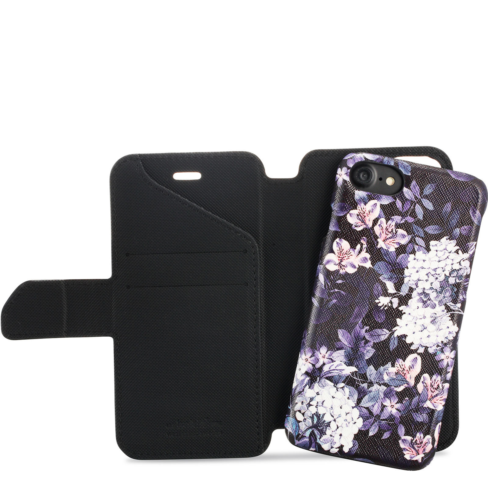 HOLDIT Wallet C. Magnet, Bookcover, Apple, iPhone 6, iPhone 7, iPhone 8, Lila