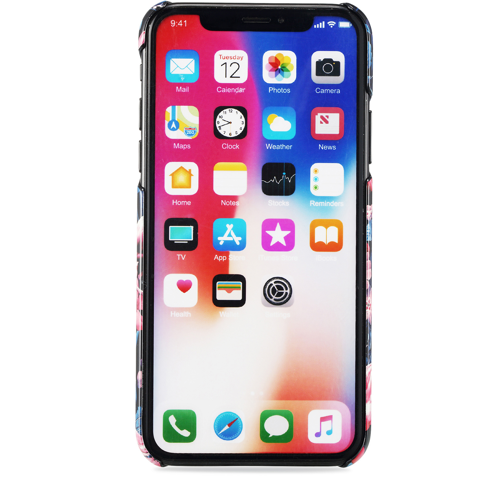 HOLDIT Paris, Backcover, Apple, iPhone X, Flamingo Garden