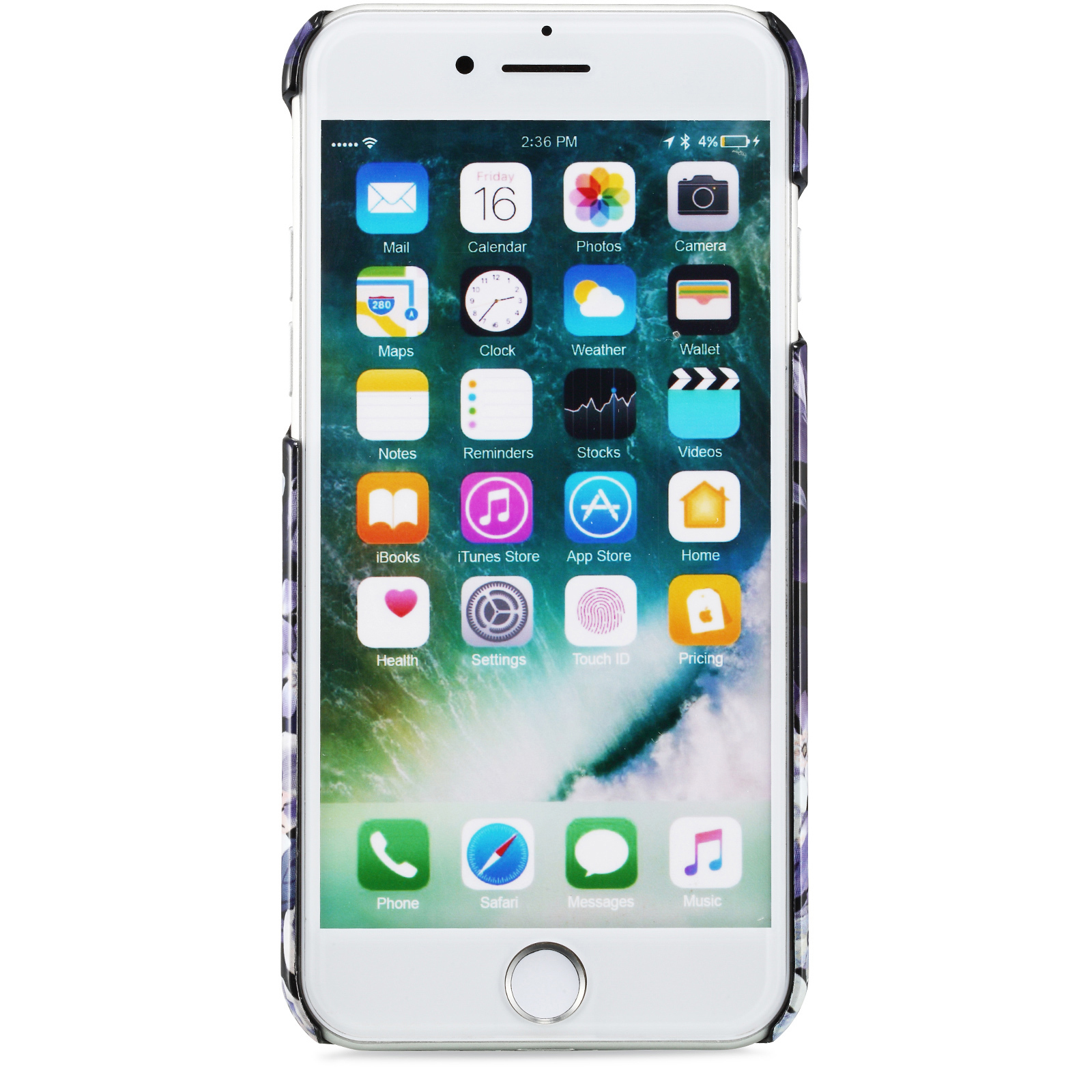 HOLDIT Paris, Backcover, Apple, iPhone 6, iPhone 7, iPhone 8, Lila