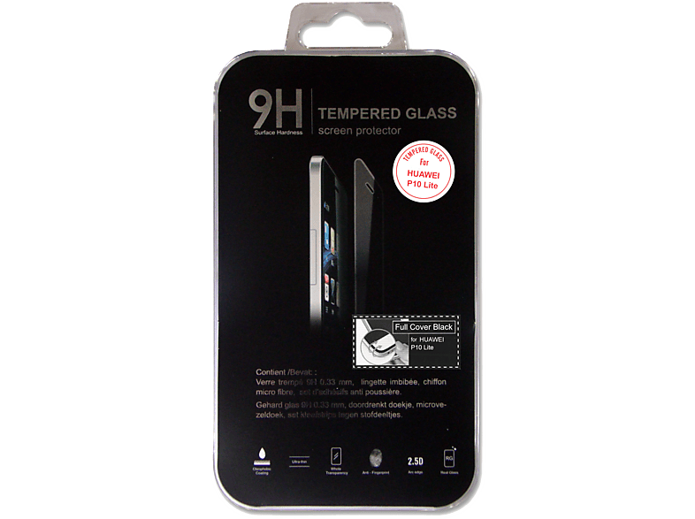 CITY LOYAL Tempered glass Full cover Black P10 Lite (107096)
