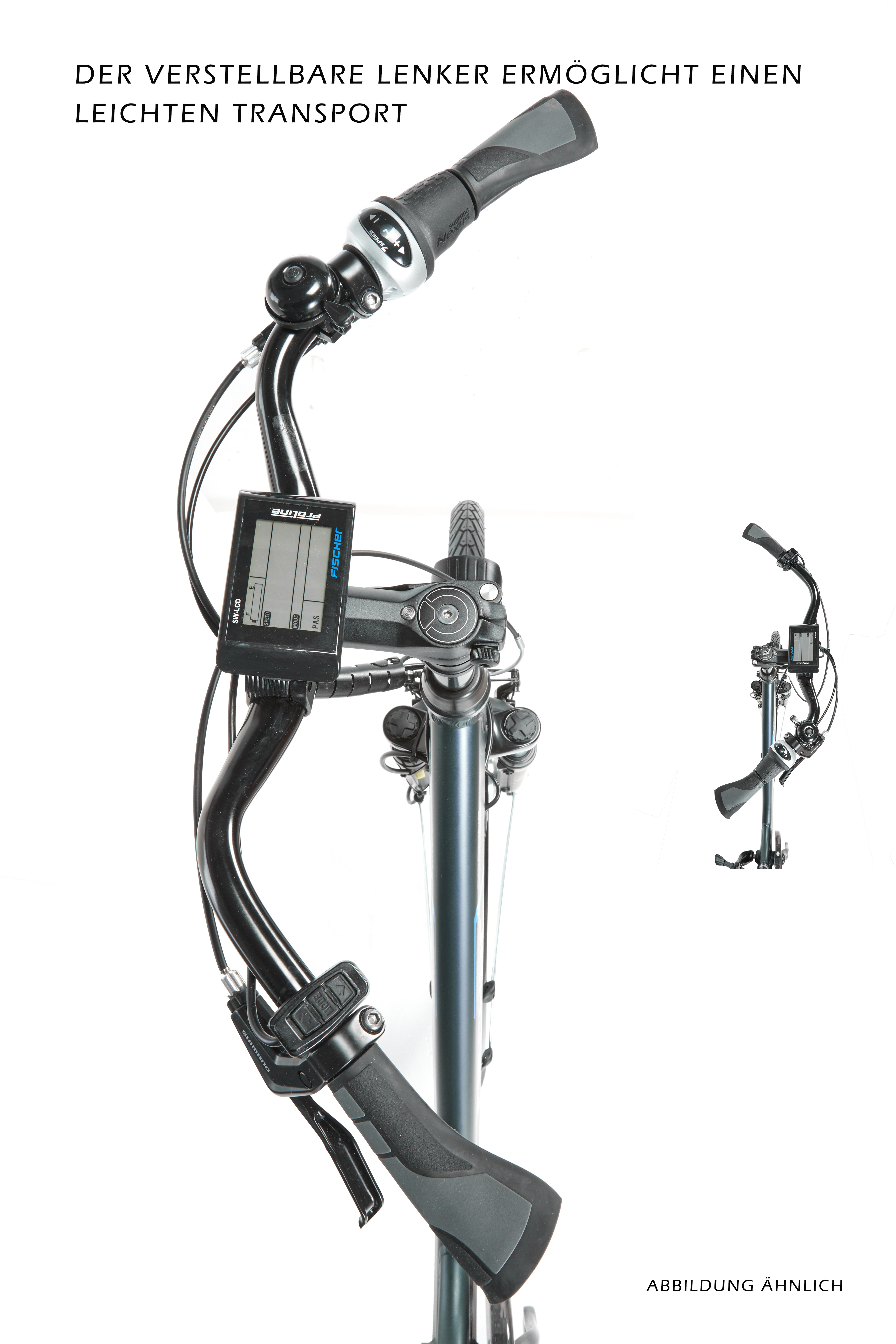 FISCHER ECU 1803-R1 Citybike (Laufradgröße: 28 Zoll, Damen-Rad, 396 Wh, Silber)