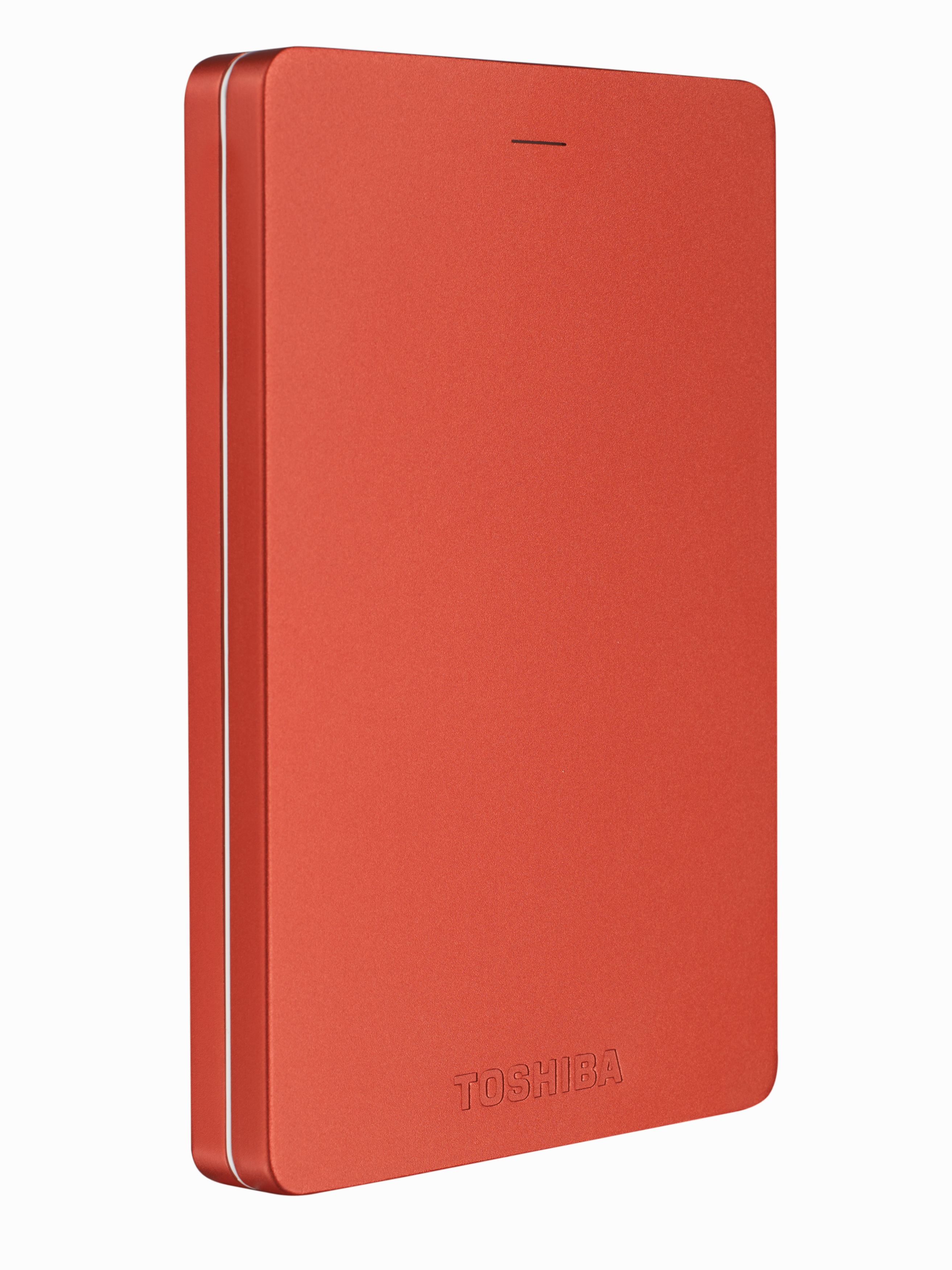 TOSHIBA Canvio Alu Festplatte, 1 TB HDD, 2,5 Zoll, extern, Rot