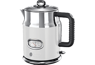 RUSSELL HOBBS Retro Classic Blanc - Wasserkocher (, Weiss/Edelstahl)