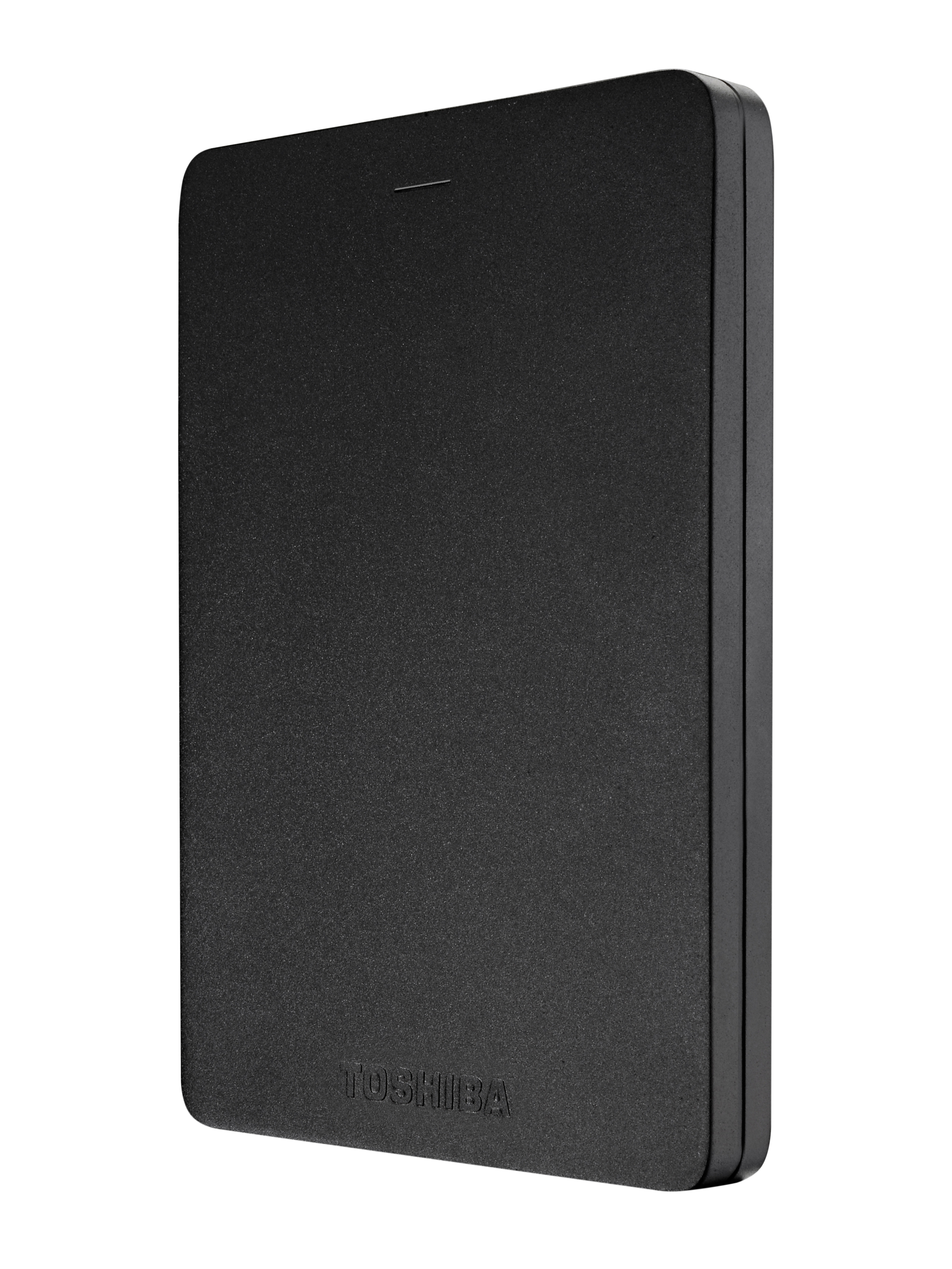 TOSHIBA Canvio Alu Festplatte, 1 TB HDD, 2,5 Zoll, extern, Schwarz