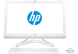 HP 24-g003ng, All-in-One-PC mit 23,8 Zoll Display, 4 GB RAM, 1 TB HDD, Intel® HD Graphics 520, Weiß