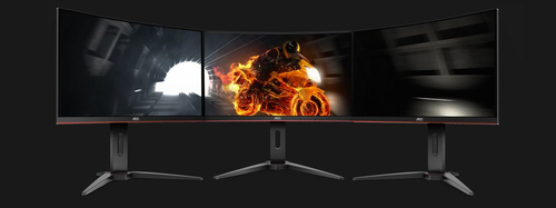 AOC C27G1 27 Zoll  Full-HD  Curved Gaming Monitor mit FlickerFree-Technologie, 144Hz und FreeSync  1 ms Reaktionszeit  