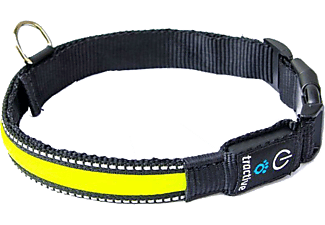 TRACTIVE Collier de chien - Taille L (51-67 cm) - Jaune -  (-)