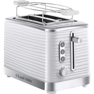 RUSSELL HOBBS Inspire - Grille-pain (Blanc/Chrome)