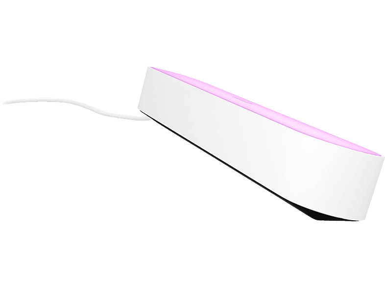 PHILIPS Hue White and Color Ambiance Play Lightbar Einzelpack, dimmbar, bis zu 16 Millionen Farben, weiße LED Tischleuchte mehrfarbig, warmweiß, kaltweiß