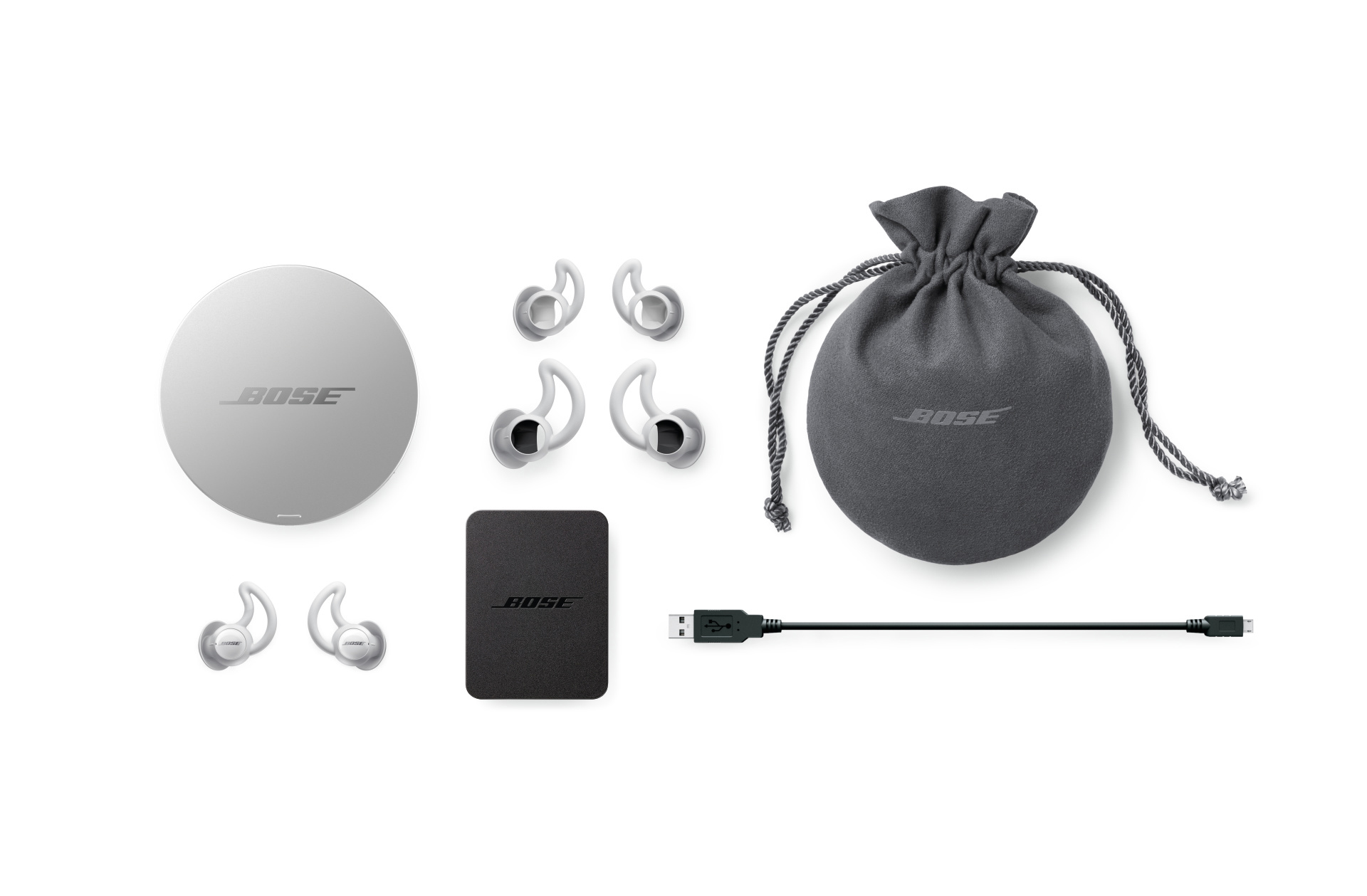 BOSE Noise-masking Sleepbuds™ Einschlaf- und Durchschlafhilfe Hellgrau
