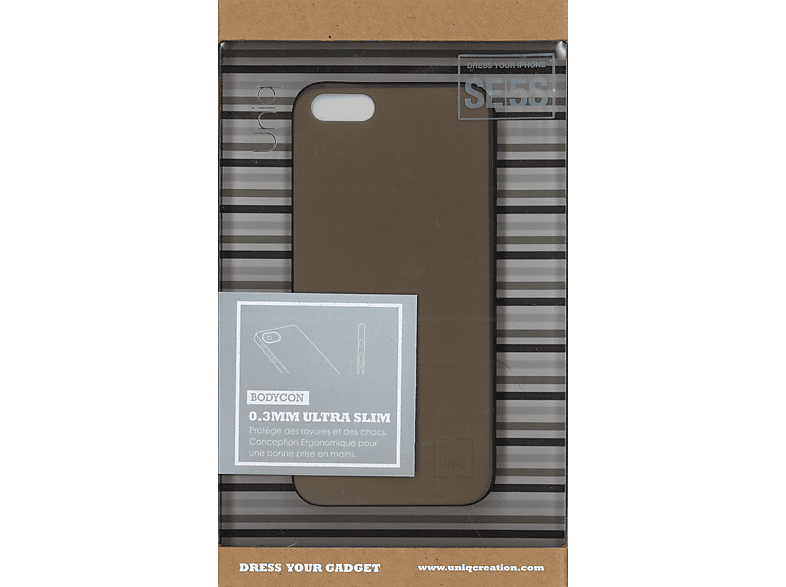 UNIQ Cover Bodycon iPhone 5s / SE Grijs (106486)