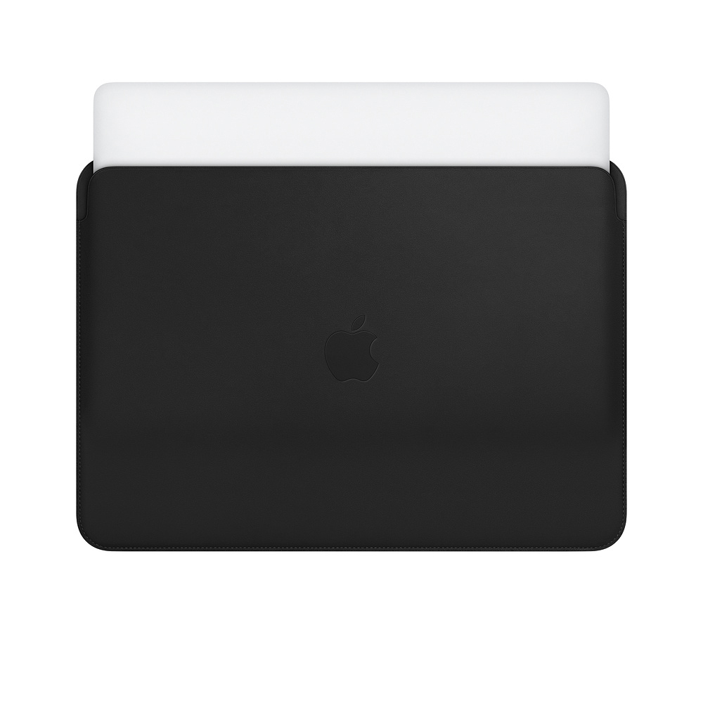 APPLE MTEH2ZM/A Notebooktasche Sleeves für Apple Microfaser, Echtleder, Schwarz