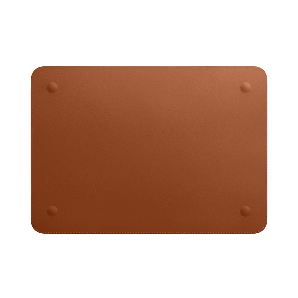 APPLE MRQV2ZM/A Notebooktasche Sleeves für Apple Microfaser, Echtleder, Sattelbraun