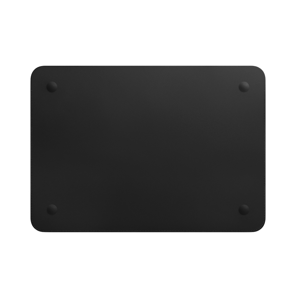 APPLE MTEJ2ZM/A Notebooktasche Sleeves für Apple Microfaser, Echtleder, Schwarz