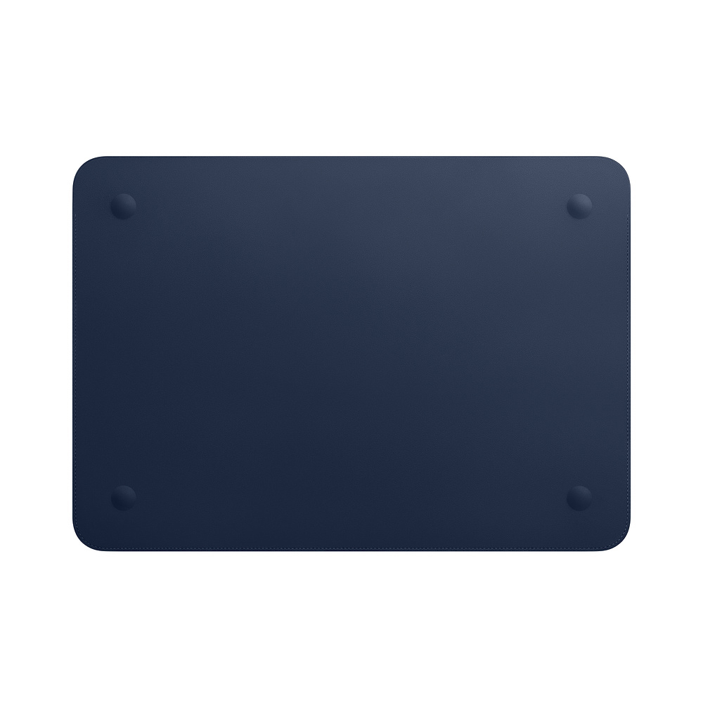 APPLE MRQU2ZM/A Notebooktasche Sleeves für Apple Microfaser, Echtleder, Mitternachtsblau 