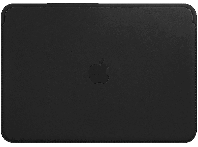 Sleeve Notebooktasche Echtleder, für Apple MTEG2ZM/A Microfaser, Schwarz APPLE