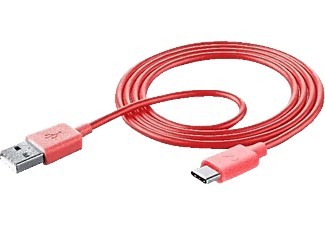 CELLULAR LINE SMART USB Type C - Datenkabel (Pink)