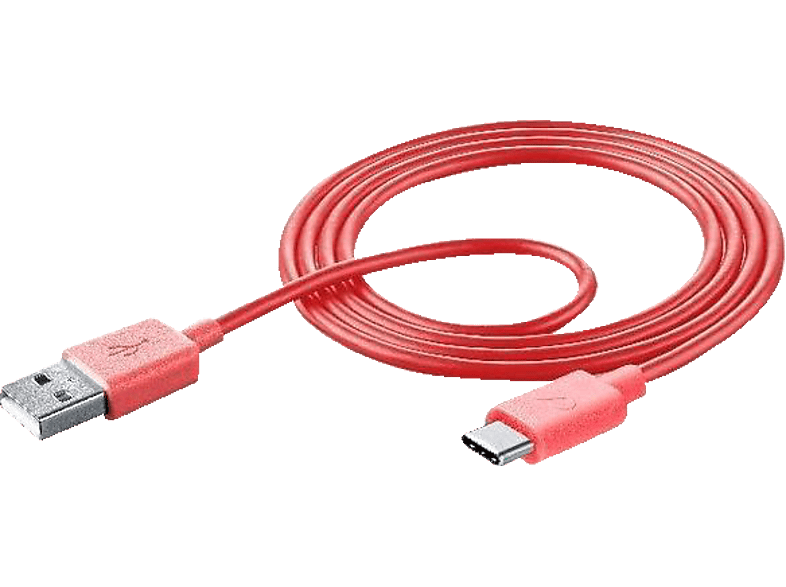 CELLULAR LINE SMART USB Type C - Datenkabel (Pink)