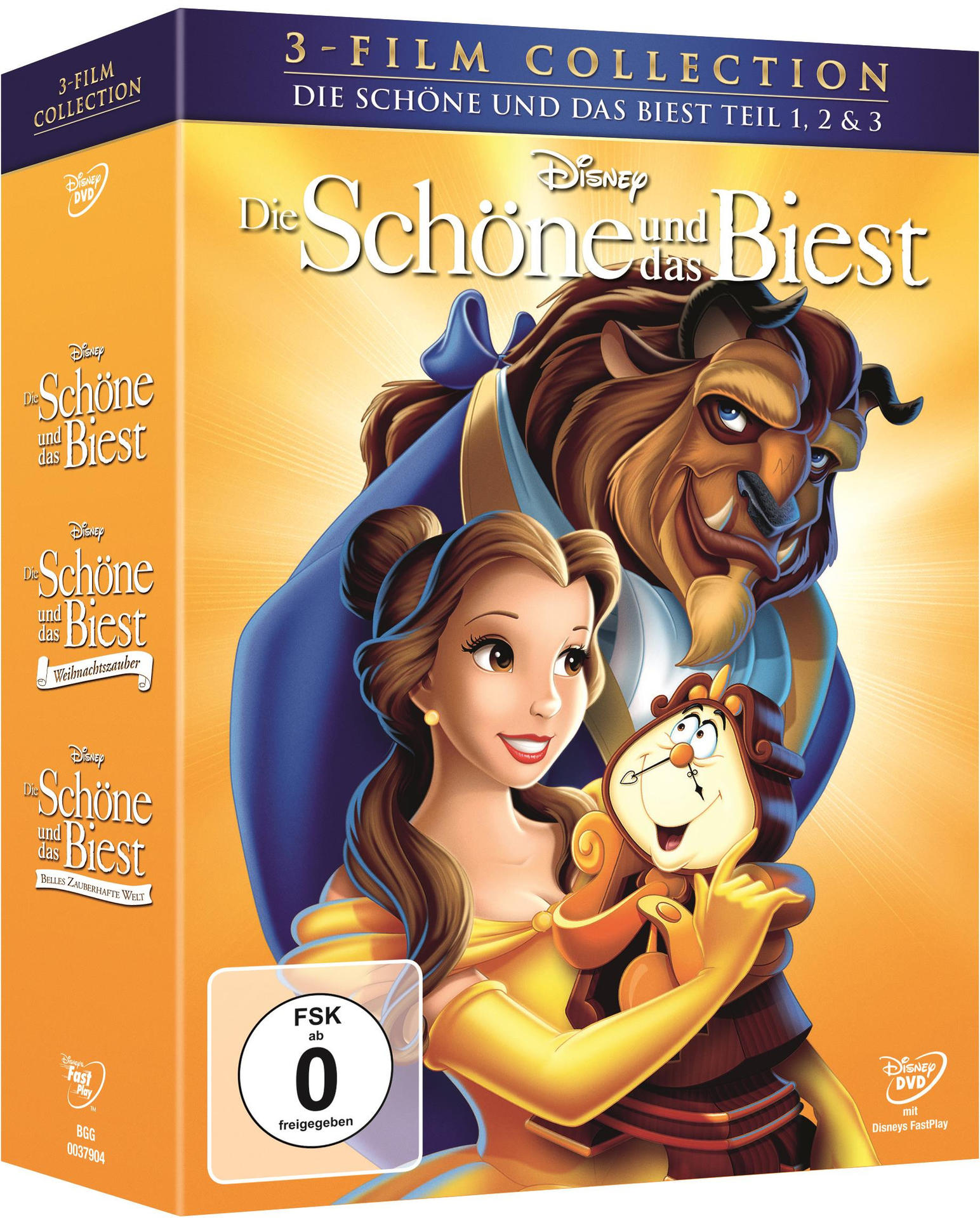 DVD-Box-Set von Die Schöne und das Biest. Belle und Beast sind auf dem Cover abgebildet.