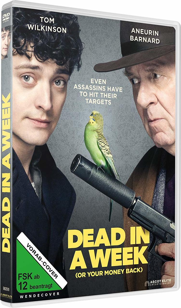 DVD-Cover: Zwei Männer, jung und alt. Text: Dead in a Week (Or Your Money Back).