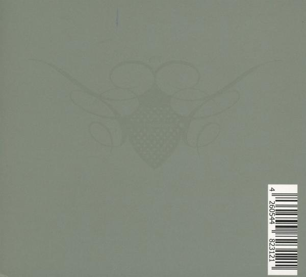 Grauer Hintergrund mit stilisiertem Design und Barcode. Minimalistische Komposition.